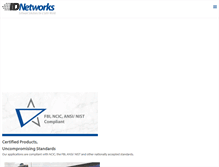Tablet Screenshot of idnetworks.com